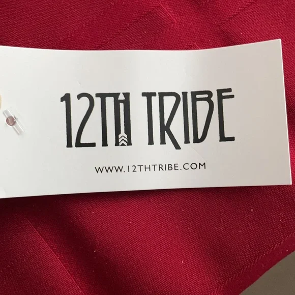 Brand New! 12th Tribe Buenos Aires Blue Rayon Maxi Top - Picture 3 of 3